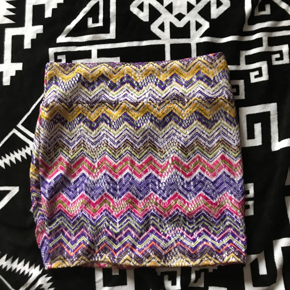 Multicolor miniskirt